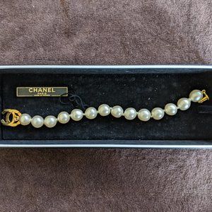 8 Inch Chanel Pearl Bracelet